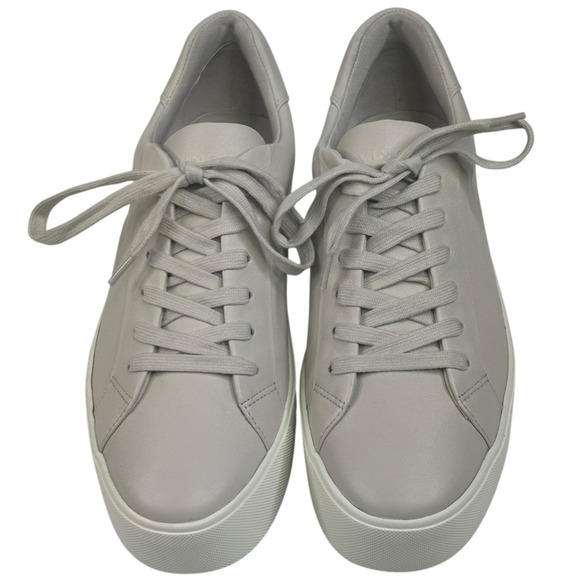 Vince Benfield Off-White Leather Platform Lace Up Sneakers Womens 8.5M New $250 - Picture 2 of 11